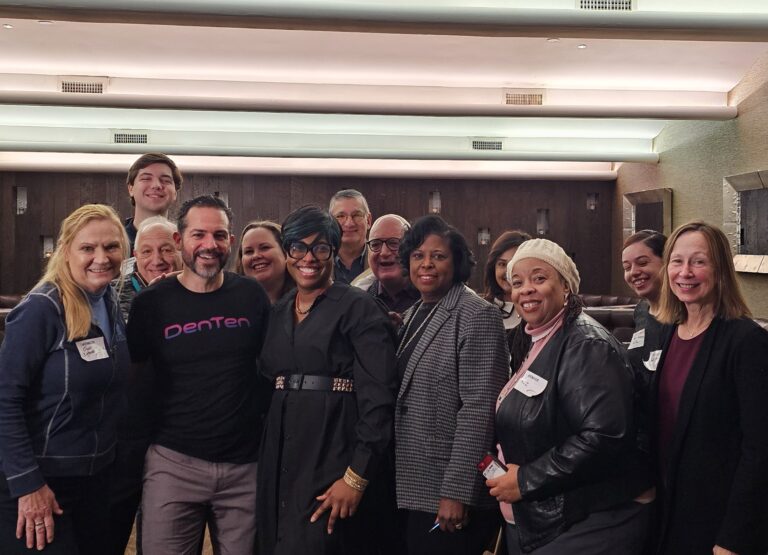 michael and a group of friendly people